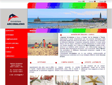 Tablet Screenshot of agenziaarcobaleno.caorle.com