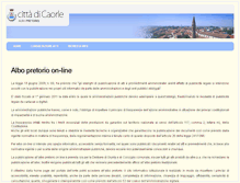 Tablet Screenshot of albopretorio.comune.caorle.ve.it