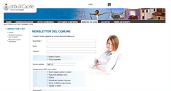 Desktop Screenshot of newsletter.caorle.eu