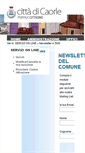 Mobile Screenshot of newsletter.caorle.eu